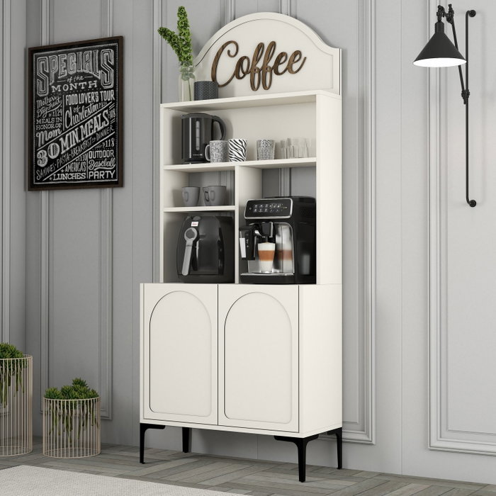 Hanah Home Lyon 80 Crema y Negro Hanah Home Lyon 80 Crema y Negro